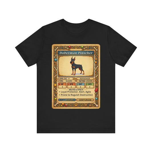 Funny Doberman Trading Card Unisex T-Shirt